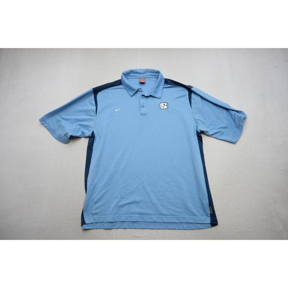 Nike Golf Polo Dri Fit Performance UNC North Carolina Tar Heels Mens Sz XL - Picture 5 of 12